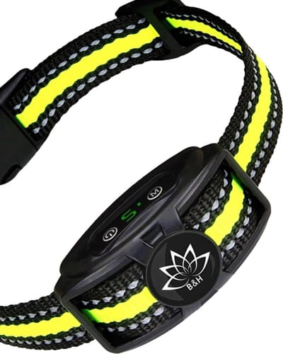 SnelShoppen - Premium Anti Blaffenkraag - Dierenvriendelijke Training Collar Voor Grote en Kleine Honden - Correctieband Met Vibration en Pieptoon - A