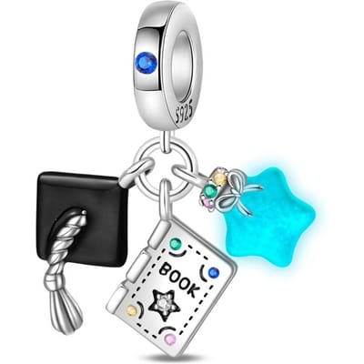 Charme Cuivre Authentique Saison de la Remise des Diplômes Pendentifs Brillants Perle S'adapte aux Bracelets DoItYourself Beaux Cadeaux Femmes Bijoux Délicats