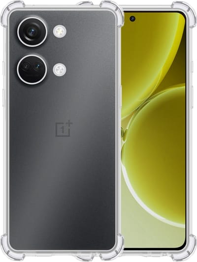 Hoesje - Geschikt voor OnePlus Nord 3 - Sterk & Shockproof - Siliconen Case - Back Cover - Telefoon Hoes Shock Proof - Telefoonhoesjes - Transparant