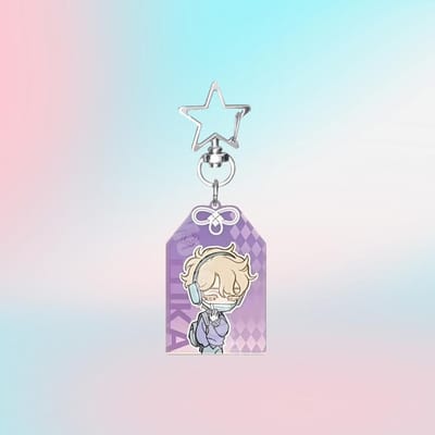 Pendentif Acrylique DIY Anime Étranger Scène Luka Ivan Till Mizi Hyuna Personnage Porte-clés Acrylique Décoration Pendentif Cadeau Fans 6cm 5pcs white
