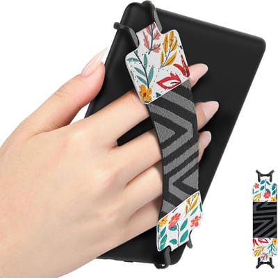 Veilige Handstrap voor 6-8" E-Readers en Tablets - Verstelbare Handgreep, Lichtgewicht en Comfortabel, Geschikt voor Kindle, Kobo en Lenovo