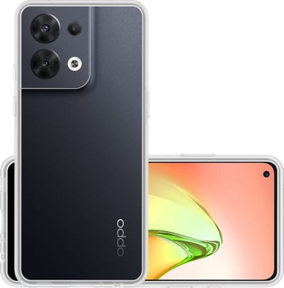 Hoesje - Geschikt voor OPPO Reno 8 - Sterk & Shockproof - Hoes Cover - Siliconen Case - Transparant