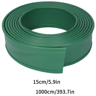 WiseGoods Premium Borderrand Op Rol - 10M/15CM Flexibele Tuinafboording - 2MM Dikke Gazonrand - Tuinieren - Tuin Decoratie Groen