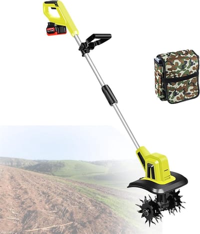 Elektrische Tuinfrees - Accu Grondfrees - Bodem Bewerken - Draadloos Gemak - 25 Cm Werkbreedte - Niet Gespecificeerd