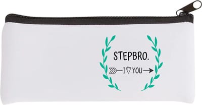 Akyol - stepbro i love you Etui - Broer - de liefste stiefbroer - verjaardag - cadeautje voor broer - broer artikelen - kado - geschenk - 20 bij 9 cm