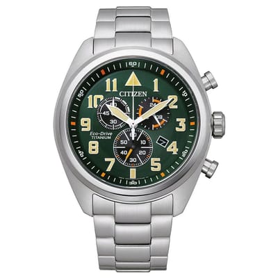 Citizen  AT2480-81X Horloge - Titanium - Zilverkleurig - Ø 43 mm