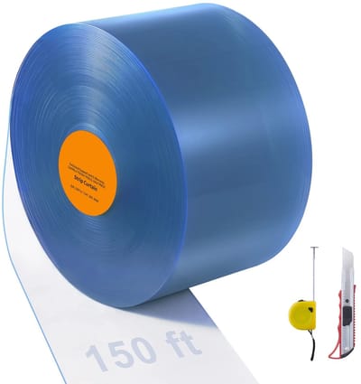 Novari - PVC strokengordijn - Isolatie - Deurstrip - Tochtstrip - Lamellengordijn - Strokengordijn - Temperatuurisolerend - PVC