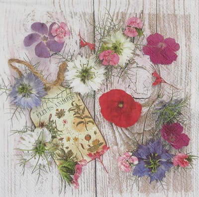 Lunch Servetten Summer Flowers - Ambiente - 33x33 cm