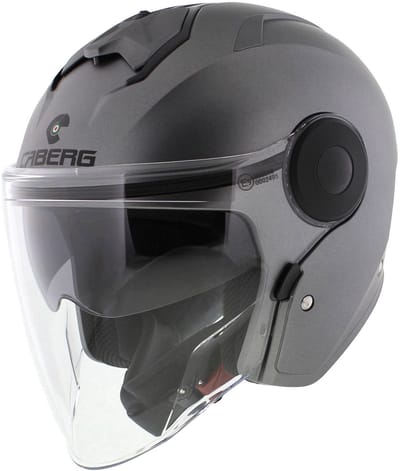 Caberg Jet Soho motorhelm mat titanium - Maat XS
