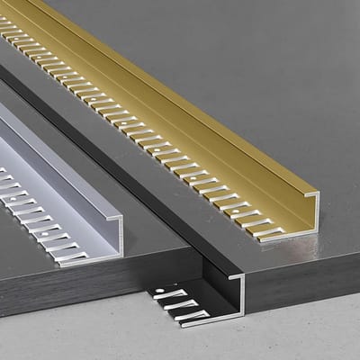 Traprandprofiel Aluminium - Metalen Profiel - Trap Rand Beschermen - Elegante Afwerking - 2x 135 cm - Zwart