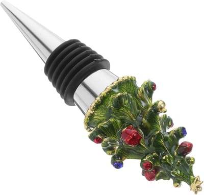 Decoratieve Kerst Wijnstoppers Kerstboom Wijnflesstopper Wijnstopper Voor Vakantiedecoratie