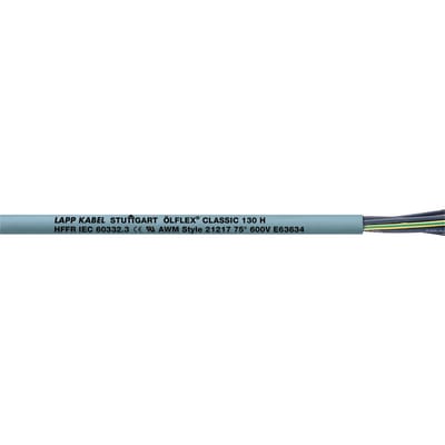 Olflex Classic 130 H 4G0.75 Halogeenvrij Besturingskabel - 1123035 [20 Meters]
