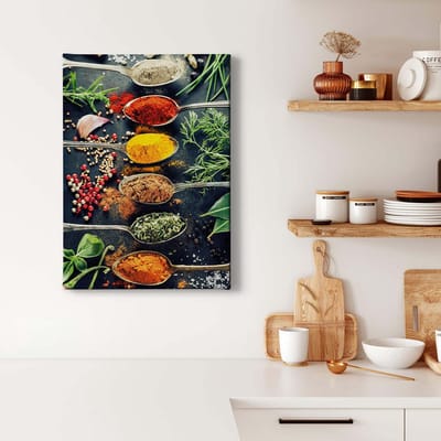Canvas print DD123133 Spices A.S. Création 0,5 x 0,7 m Kleurrijk Kantoor Hal/Gang Keuken Slaapkamer Woonkamer
