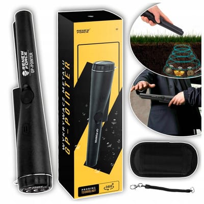 Handzame Metaaldetector GP-POINTER – 360° Pinpointer – LED, Trilling & Geluid – Met Holster