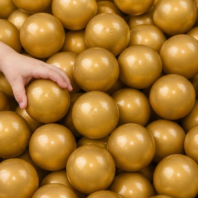 Vanaf dag Één: 50 Ballen voor Ballenbak - 5,5cm Plastic Baby Speelballen Kinder Speelgoed Ballen