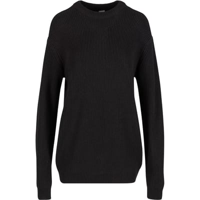 Urban Classics - Rib Basic Sweater/trui - XL - Zwart
