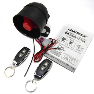 Universeel Auto Alarm Systeem 12V met 6 Tonen en 2 Afstandsbedieningen