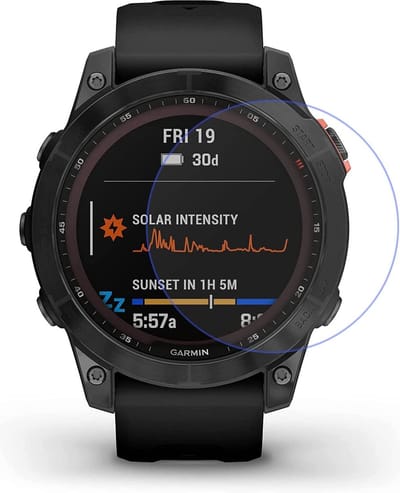 Strap-it Screen protector glas - beschermend glasplaatje geschikt voor Garmin Fenix 7 / Fenix 7 Solar