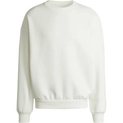 Adidas Soft Lux Sweatshirt Sweatshirts Heren - Wit - Maat L - Poly Mesh