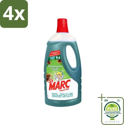 St. Marc - Multireiniger - Dennenfris - Biologisch Afbreekbaar - 1L - Voordeelverpakking - 4 stuks - Multireiniger - Allesreiniger