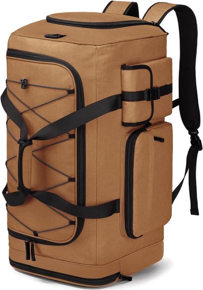 Thijox - Reistas voor Heren en Dames 75L, Grote Sporttas met Schoenenvak, Weekendrugzak voor Reizen, Gym, Camping, Lichte Trainingstas