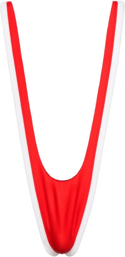 MTTproducts- Herenbadpak Grappig - Mankini - Hoog gesneden Herenslip - Eenheidsmaat - 95% Polyester - 5% Elastaan - Perfect voor Feestjes - Zwemslip