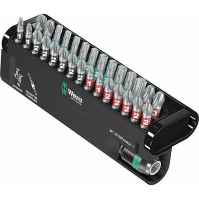 Wera Bit-Check 30 BiTorsion 1 05057430001 Bitset 30-delig Kruiskop Pozidriv, Kruiskop Phillips, Binnen-T-profiel Bitset