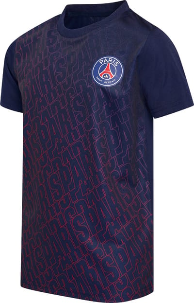 PSG Voetbalshirt Kids - Maat 116 t/m 164 - Voetbalshirts Kinderen - Jongens & Meisjes - Sportshirts - Blauw - Paris Saint-Germain