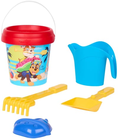 Paw Patrol Emmer, Schep en Hark Set – Complete Strandset voor Kinderen – Inclusief Emmer, Schep en Hark – Vrolijk Paw Patrol Design – Ideaal voor Strand, Zandbak en Tuin – Lichtgewicht en Duurzaam Materiaal – Stimuleert Creatief Buitenspelen