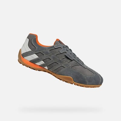 GEOX SNAKE ORIGINAL HEREN Sneakers - GRIJS - Maat 41