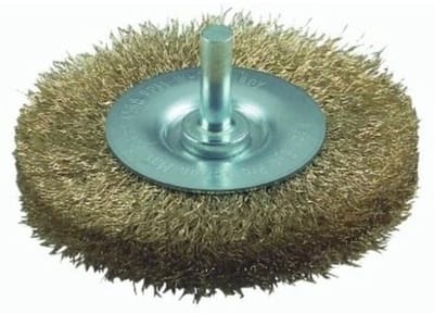 Bosch - Schijfborstels voor boormachines - gegolfde draad, vermessingd, 75 mm 75 mm, 0,2 mm, 4500 o.p.m.