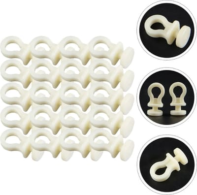 FSW-Products - 10 Stuks - Gordijnrunners - Gordijn Runner - Gordijnhaken - Gordijnringen - Gordijnglijders - Glijders - Gordijnen - Gordijn accessoires