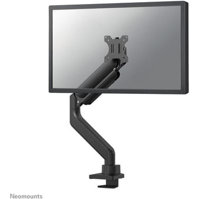 Neomounts NEXT Core DS70-450BL1 Monitorarm 1 scherm - 17-42" - 1-15 kg (curved 11 kg) - gasveer - 180°-stop - Topfix - Easy Install-model - 100% plasticvrije verpakking - zwart