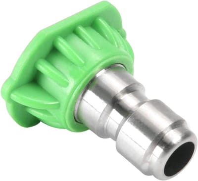Hogedrukreiniger Spuitmond - Nozzle Tip - Schoonmaken Buiten - Roestvrij Staal - 25 Graden 0.75mm - Groen