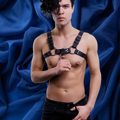 Snapshot - #dungeonboy - Fetish Harnasje voor Heren - Maat S/L - Verstelbaar