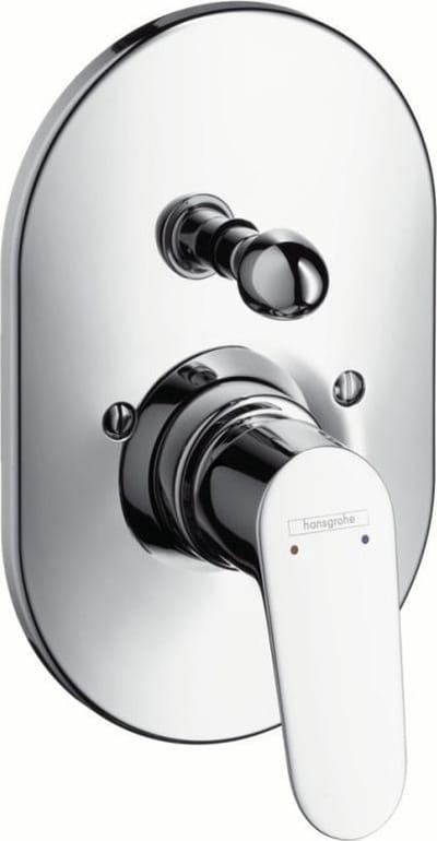 Hansgrohe Focus E2 - afbouwdeel - voor badkraan - met omstel - hoogglans chroom