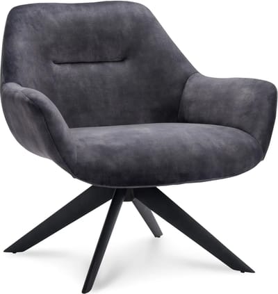 Decomeubel - Fauteuil Vegas kleur - Antraciet