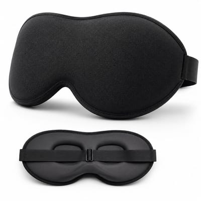BOTC Slaapmasker voor zijslapers - Oogmasker voor lichtblokkering - 3D-gevormde cup - Zacht, ademend- verstelbare elastische band