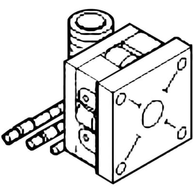 Geberit Highline replacement pneumatic valve for urinal control 240.870.00.1