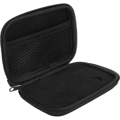 Sac de Rangement avec Cordon Petit Format Boîte de Protection Portable Compatible pour Dispositif de Suivi Localisateur IOS Noir noir