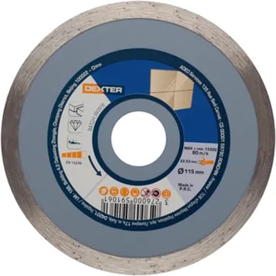 Dexter Diamantdoorslijpschijf Voor Keramische Tegels ⌀115mm