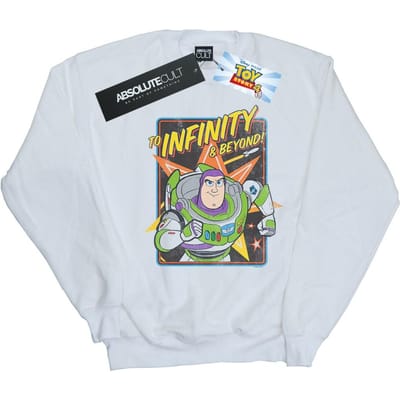 Disney Heren Toy Story 4 Buzz To Infinity Sweatshirt (Wit)
