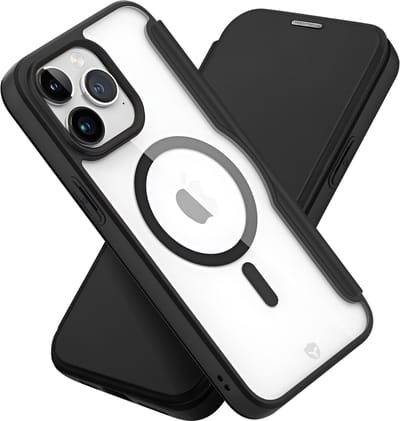 Bigben Connected Force Case - Telefoonhoesje - geschikt voor iPhone 15 Pro - Zwart