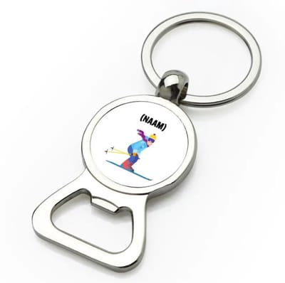 Akyol - skiën flesopener - Sport - skiër - wintersport - 9 bij 3 cm