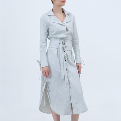 Lange kleermakershirtjurk