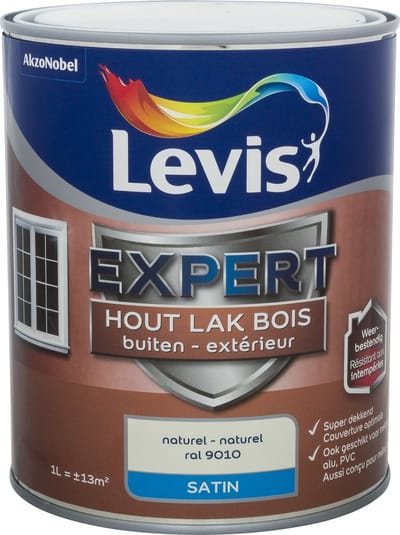 Levis - Expert Hout Lak Buiten Satin - Naturel - 1 L