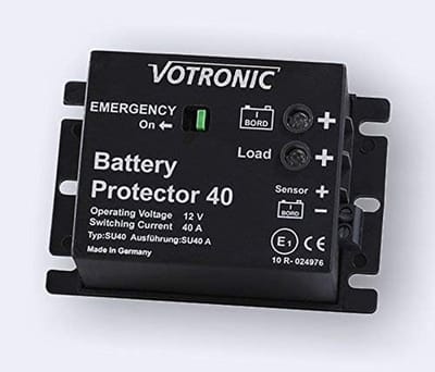 Batterij Beschermer - Spanningsbewaker Accu - Accu Bescherming - Automatische Reset - 40A 12V - Zwart