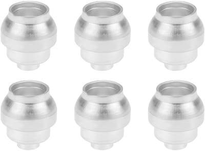 Dailygoods- Remhendel Ferrules 6 Stuks - Compatibel met Weinmann/Raleigh - Retro BMX/Racefiets - Legering Kabel Stoppen - Slijtvast en Weerbestendig - Remkabelstop