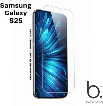Brosendaal Screenprotector geschikt voor Samsung Galaxy S25 - 9H Nano Coating - Ultradun - Maximaal Kras- en Valbestendig