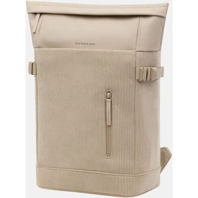 Kapten & Son Helsinki Pro Corduroy rugzak 15 inch dusty sand